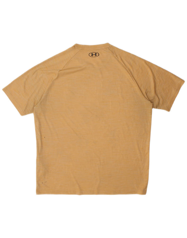 Camiseta masculina Under Armour Top XL poliéster amarelo