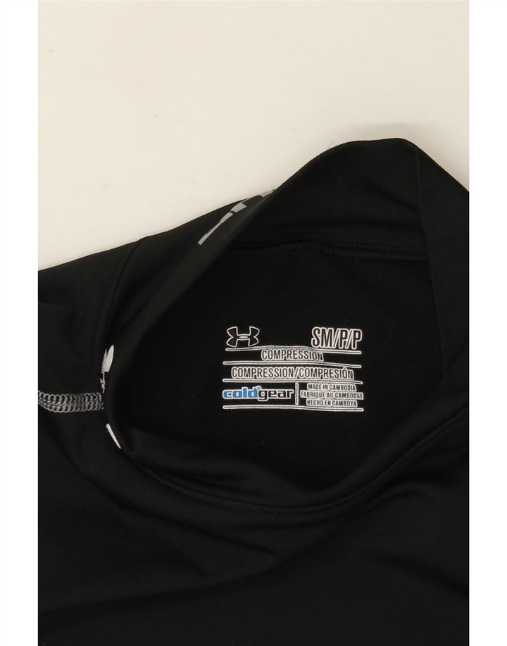 Under Armour Womens Compression Graphic Top Manga Longa Reino Unido 8 Pequeno Preto