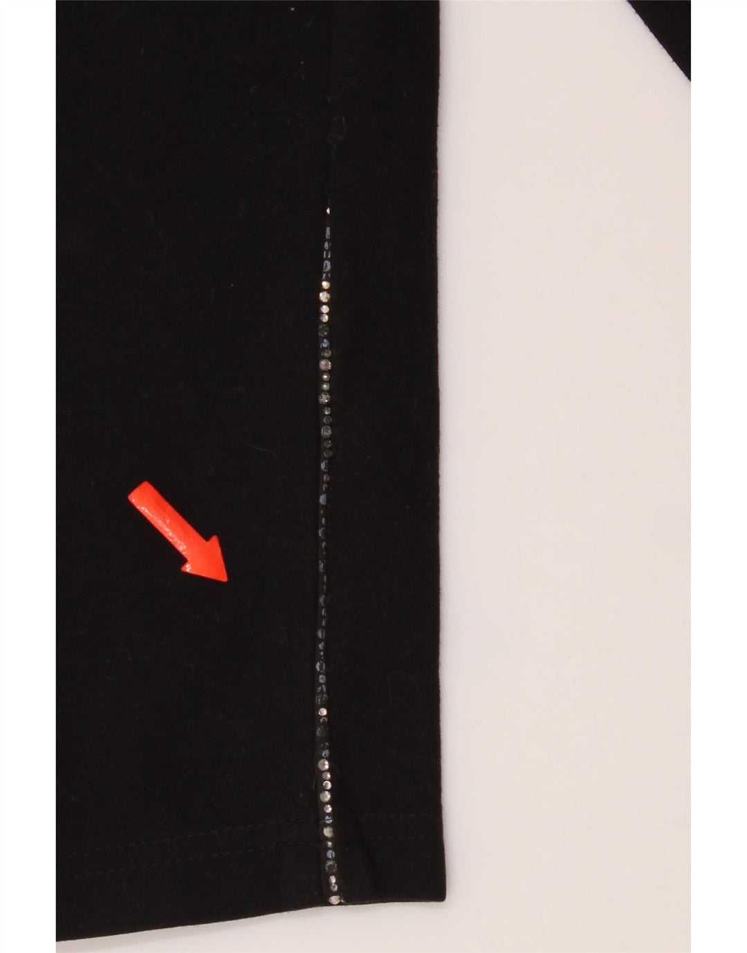Leggings femininas Marks & Spencer Reino Unido 8 pequenas viscose preta