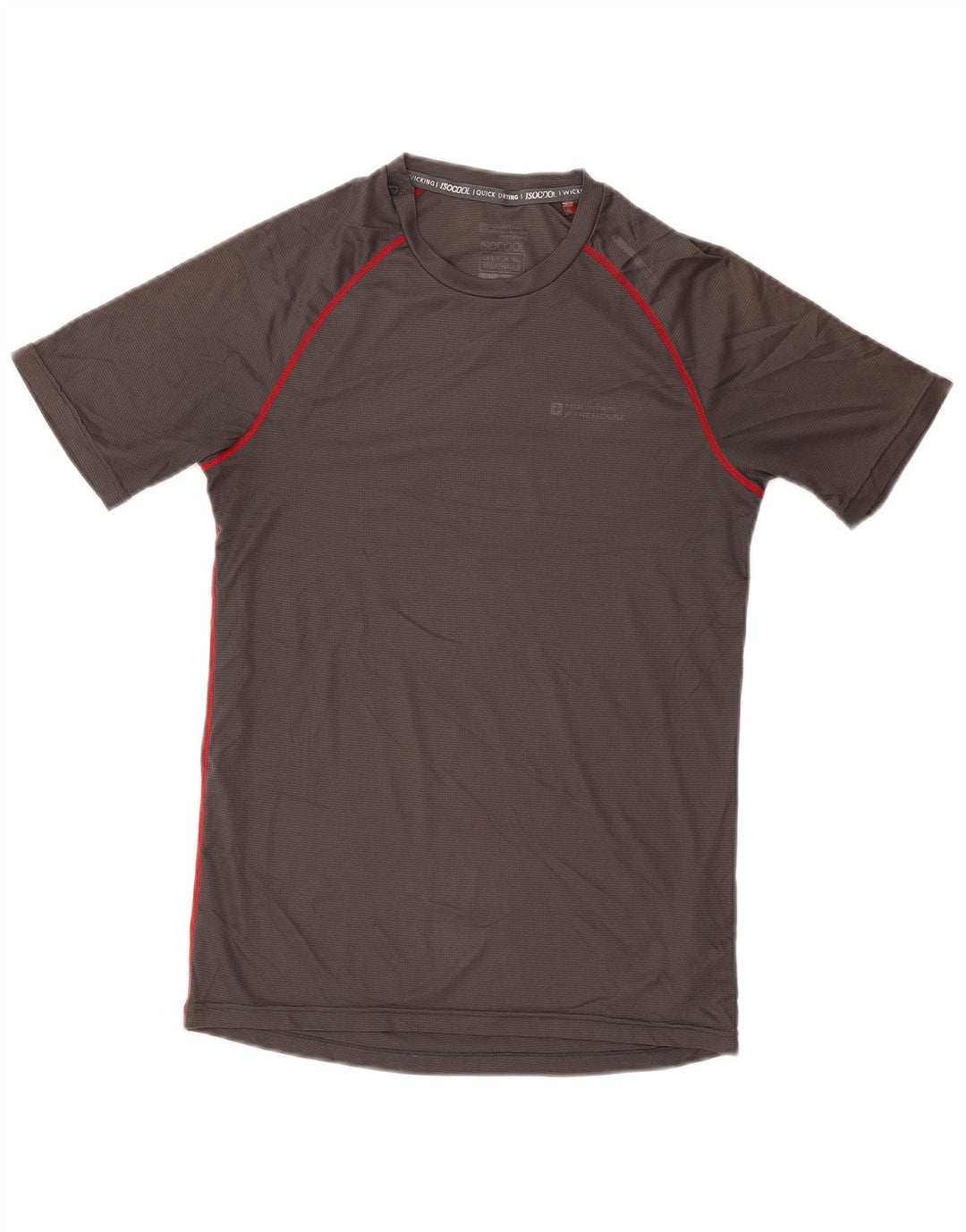 MOUNTAIN WAREHOUSE Camiseta masculina pequena xadrez cinza