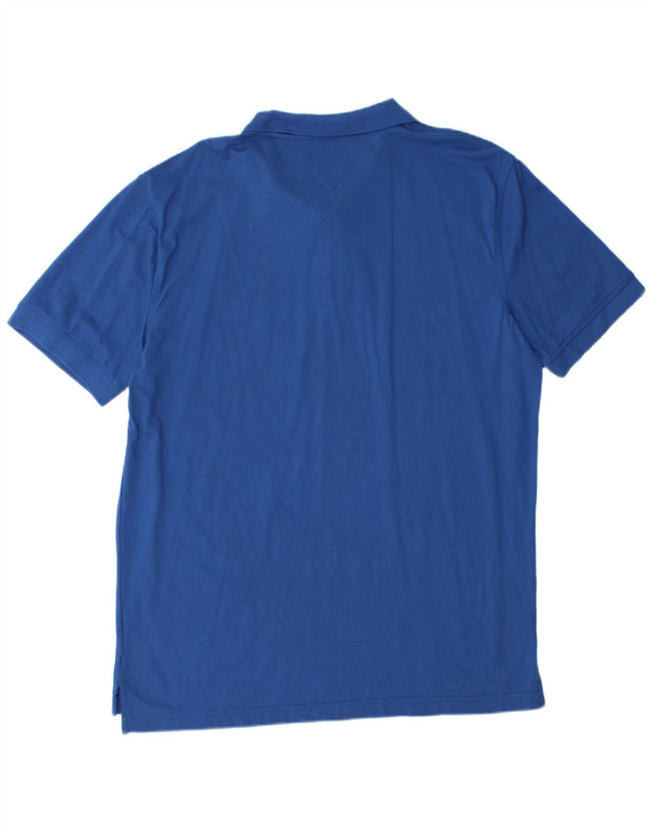 Camisa polo masculina TOMMY HILFIGER de ajuste regular 2XL azul