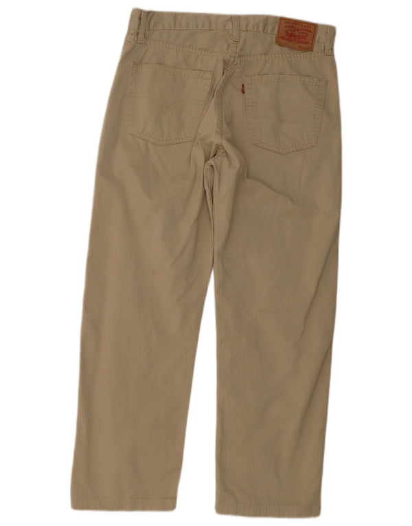 Calça Levi's Masculina 551 Reta Casual W36 L28 Algodão Bege
