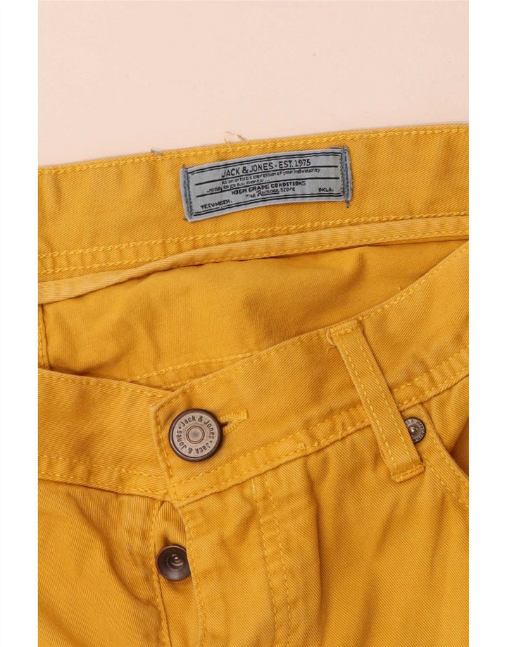 Shorts casuais masculinos Jack & Jones W34 grande amarelo