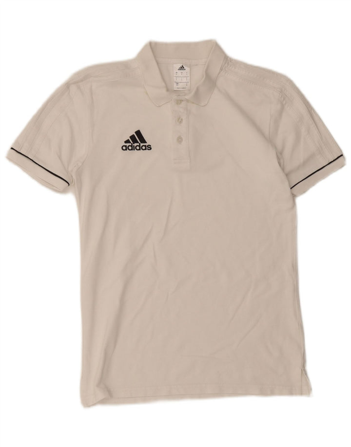 Camisa Polo Masculina Adidas Pequena Branca