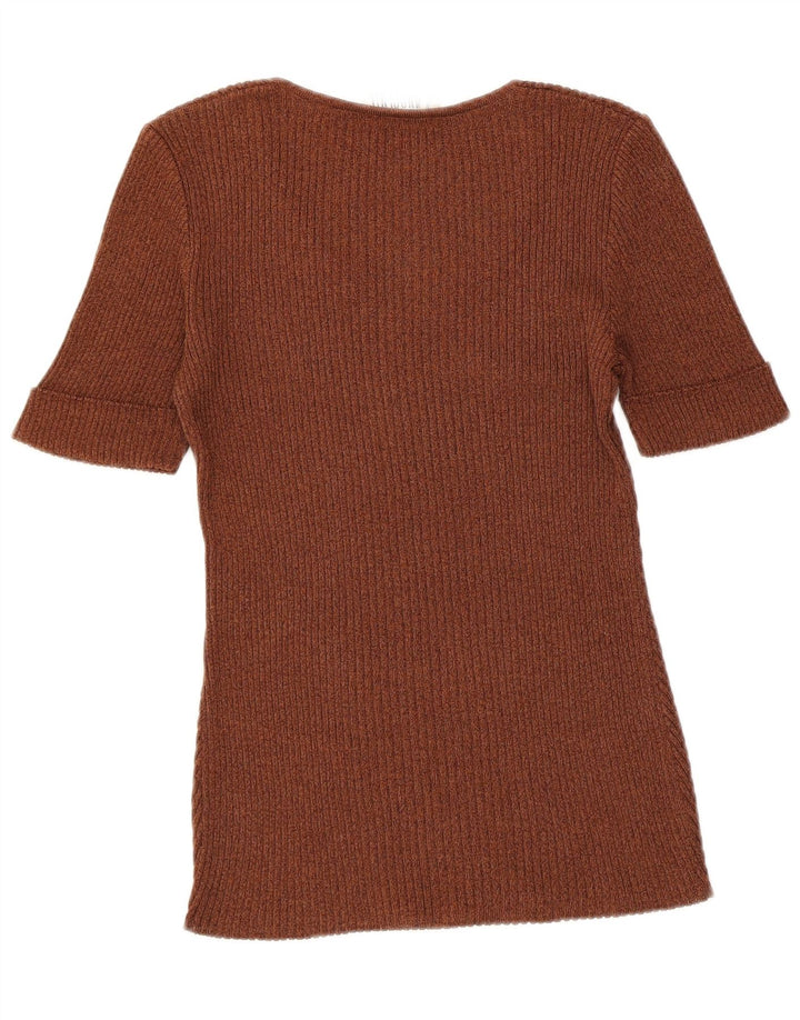Blusa feminina Innocenti UK 10 pequena marrom