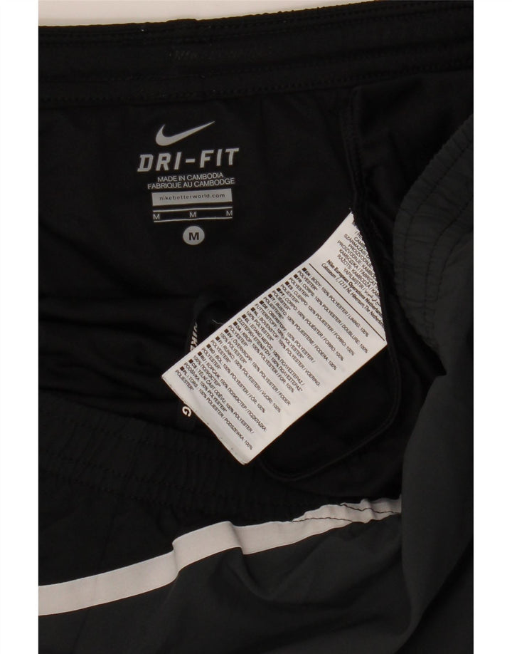 Nike Womens Dri Fit Sport Shorts UK 14 Médio Preto Poliéster