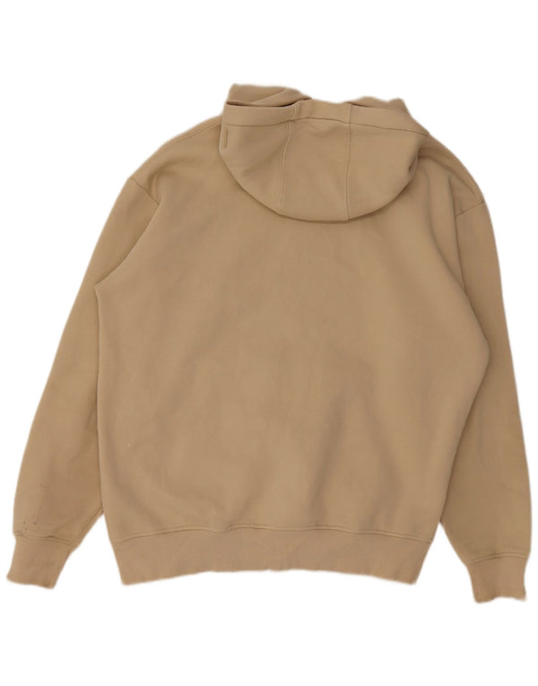 Zara moletom com capuz masculino 2XL algodão bege