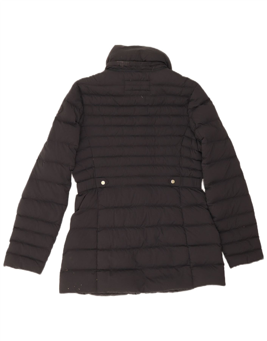Jaqueta acolchoada feminina Tommy Hilfiger UK 12 médio azul marinho poliamida