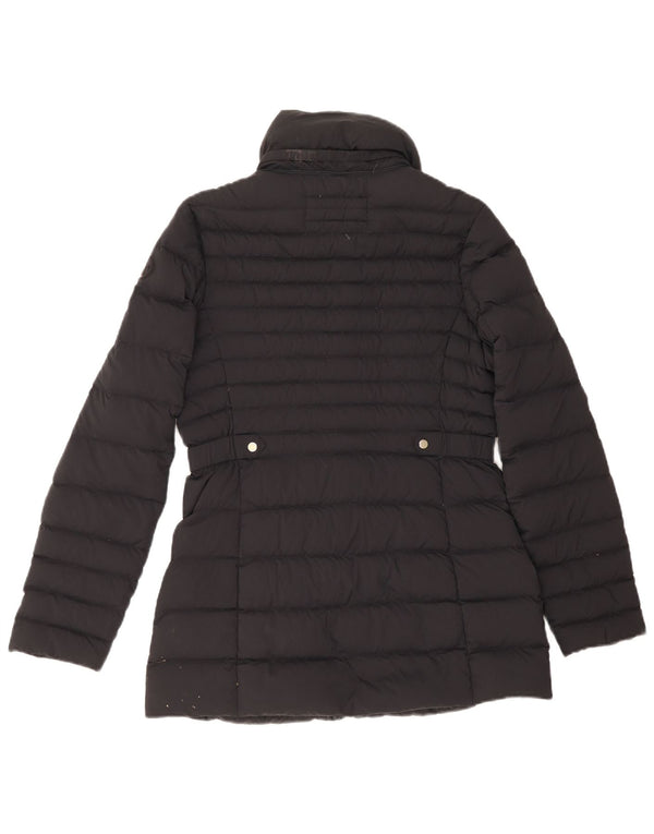 Jaqueta acolchoada feminina Tommy Hilfiger UK 12 médio azul marinho poliamida