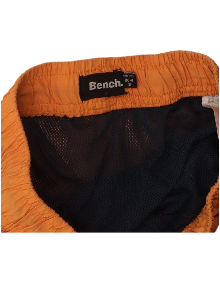 Bench Mens Graphic Swimming Shorts Pequeno Poliéster Laranja