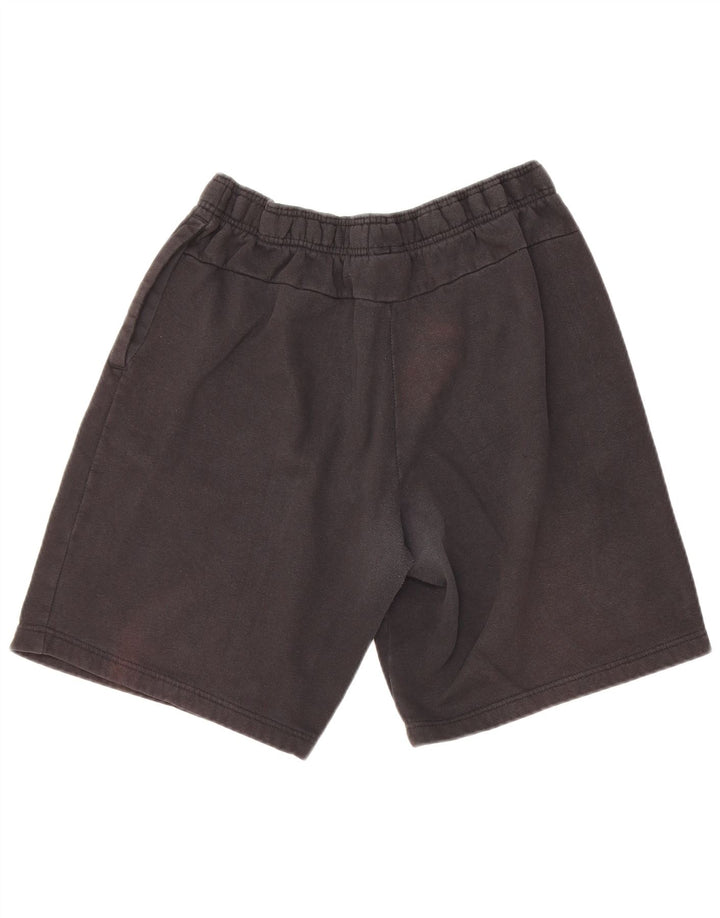 Shorts esportivos gráficos masculinos Adidas médio algodão preto