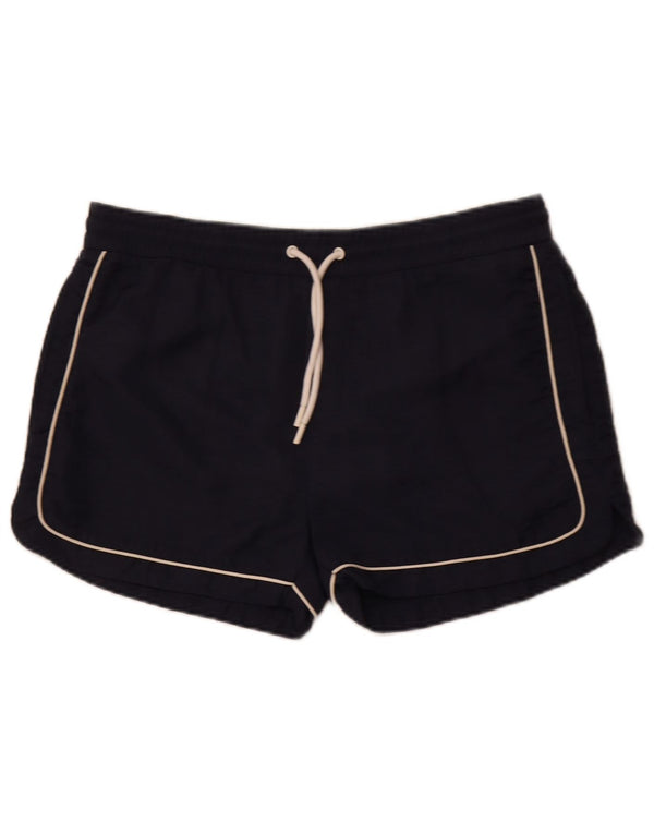 Shorts de natação feminino REISS UK 16 grande azul marinho poliamida