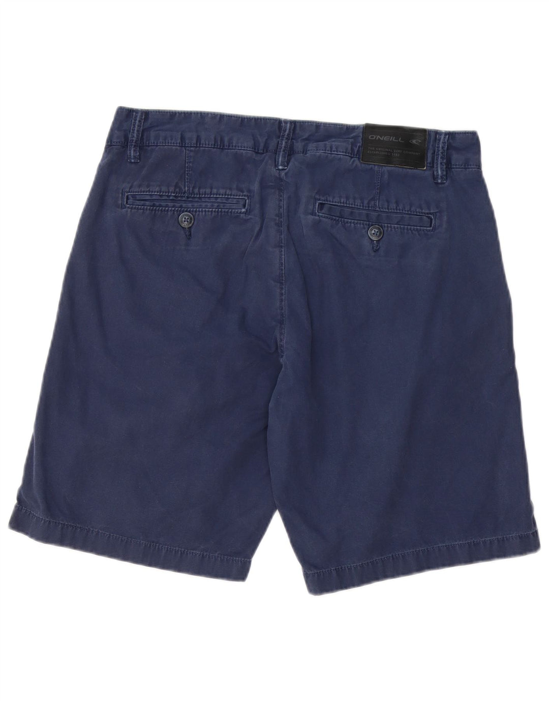 O'NEILL Mens Chino Shorts W32 Médio Algodão Azul Marinho