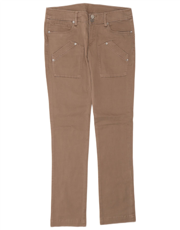 Calça casual slim masculina Benetton W30 L33 bege