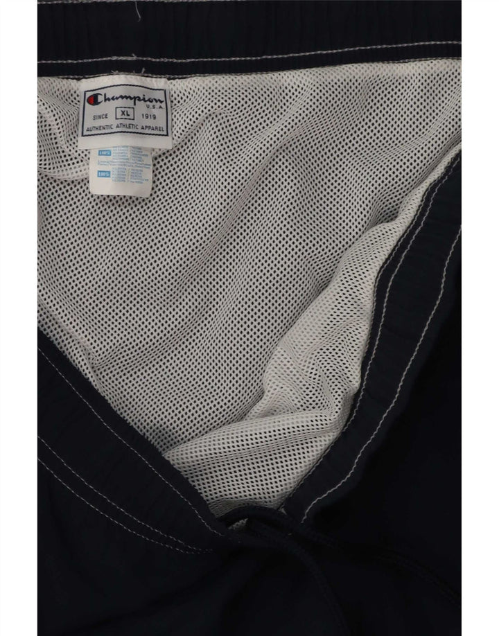 Shorts de natação masculino Champion XL azul marinho poliéster