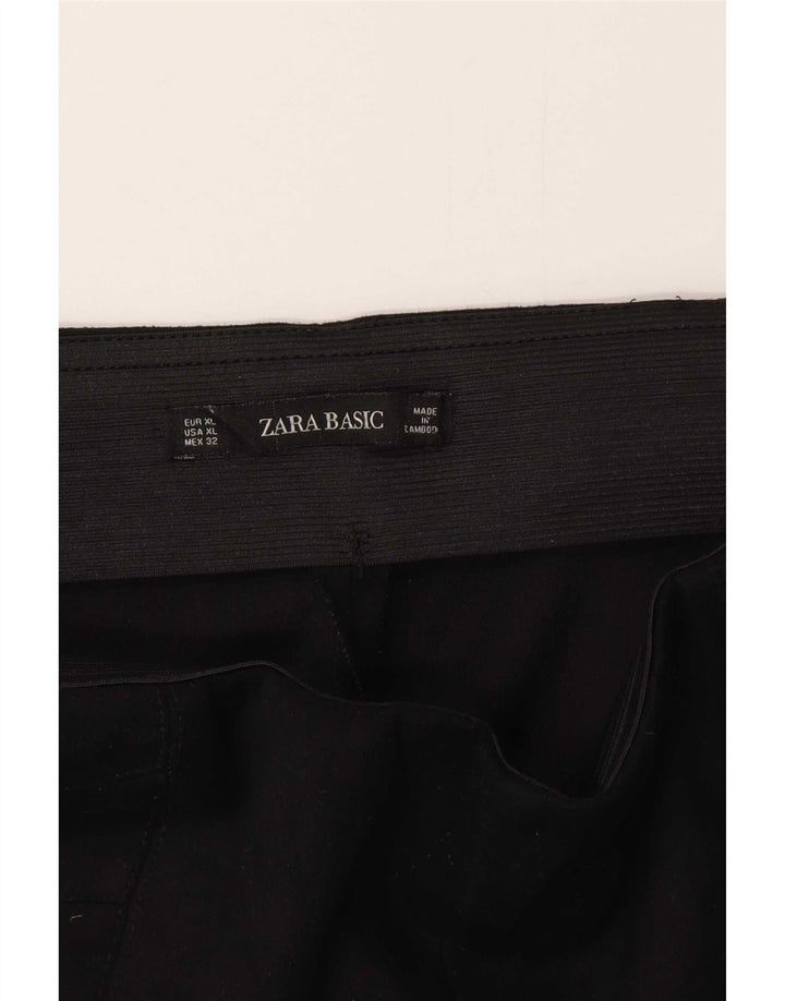 Zara Calça Slim Feminina XL W36 L27 Preta