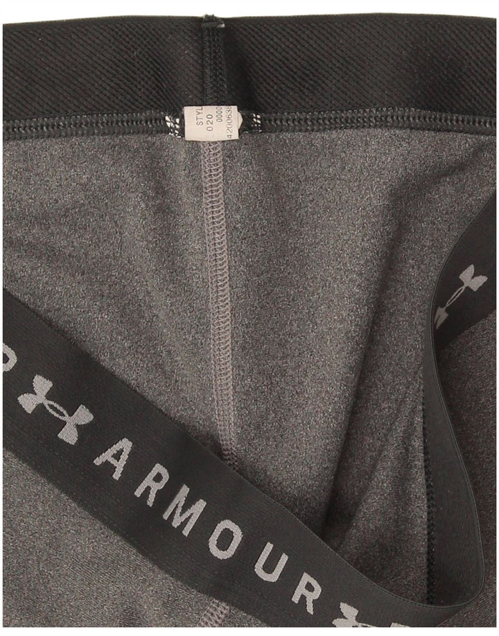 Shorts esportivos gráficos femininos Under Armour UK 14 cinza médio