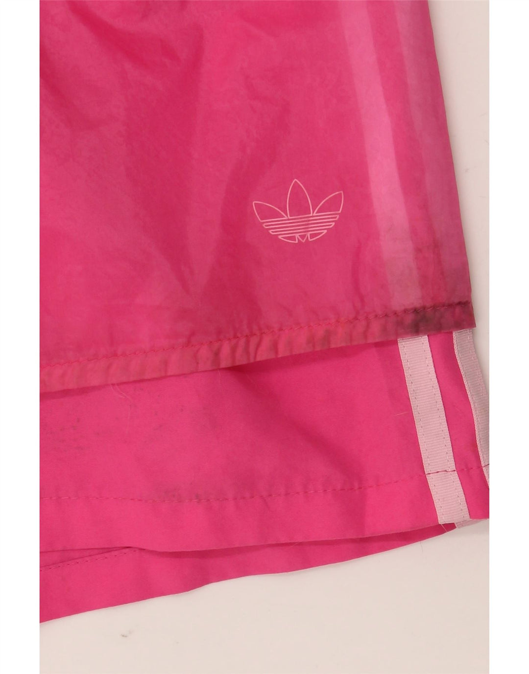 Shorts esportivos femininos Adidas UK 12 poliéster rosa médio