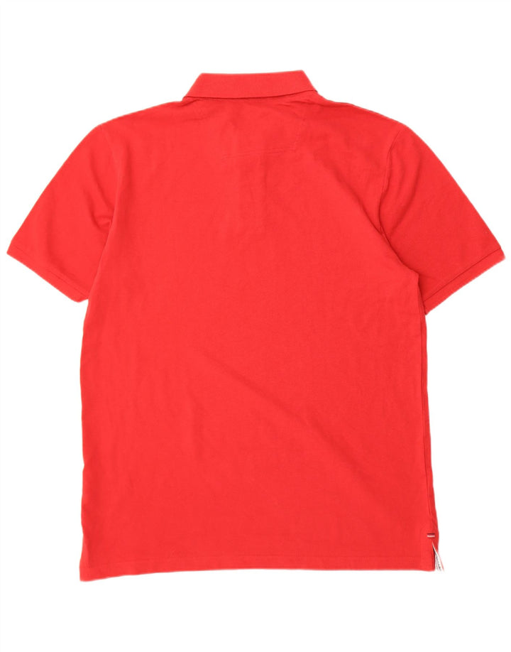 Camisa polo masculina Joules Classic Fit médio algodão vermelho