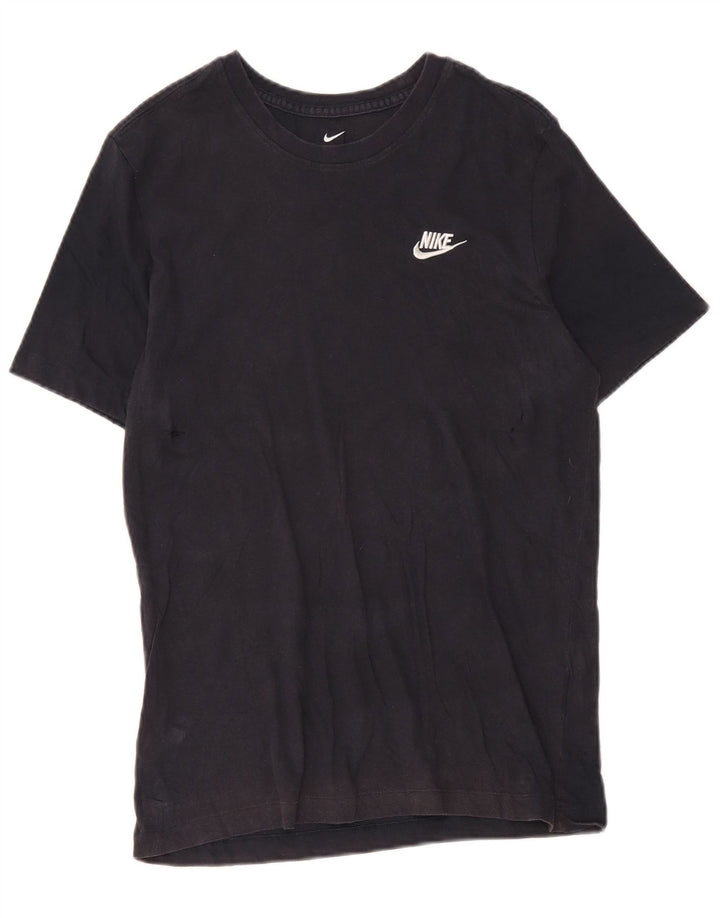 Camiseta masculina Nike Top médio algodão azul marinho