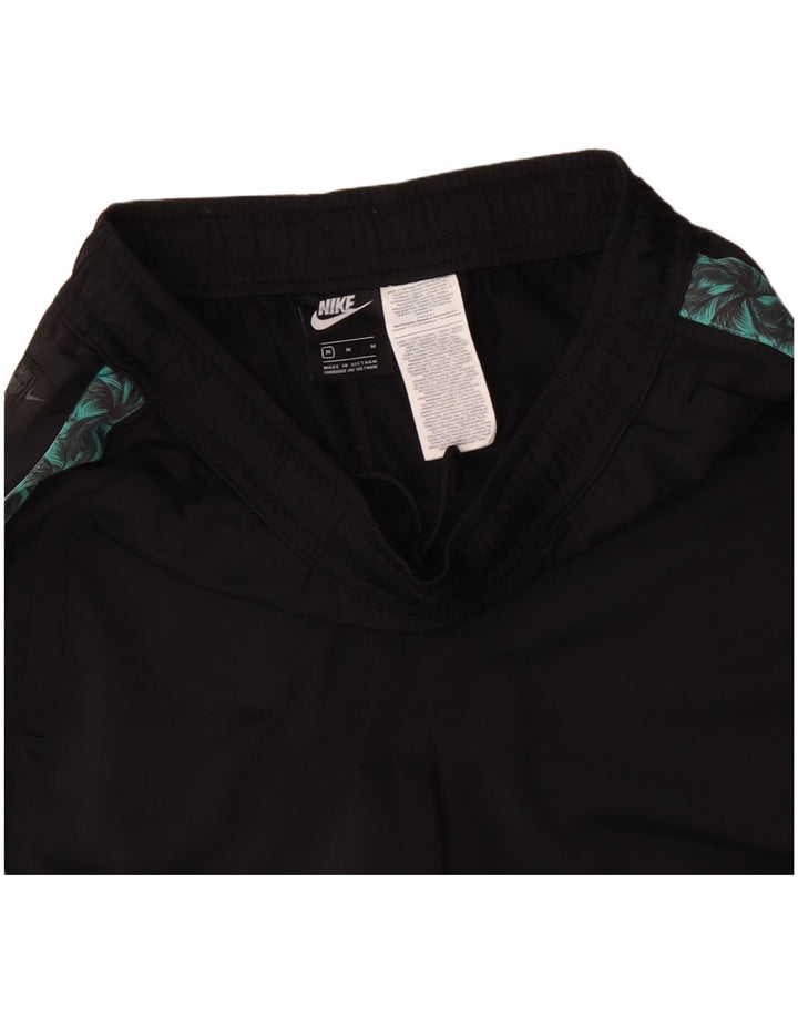 Calça de treino masculina NIKE Graphic preto médio em bloco colorido de poliéster