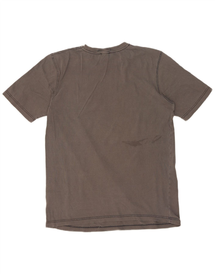 Diesel Camiseta masculina gráfica Top XS Caqui