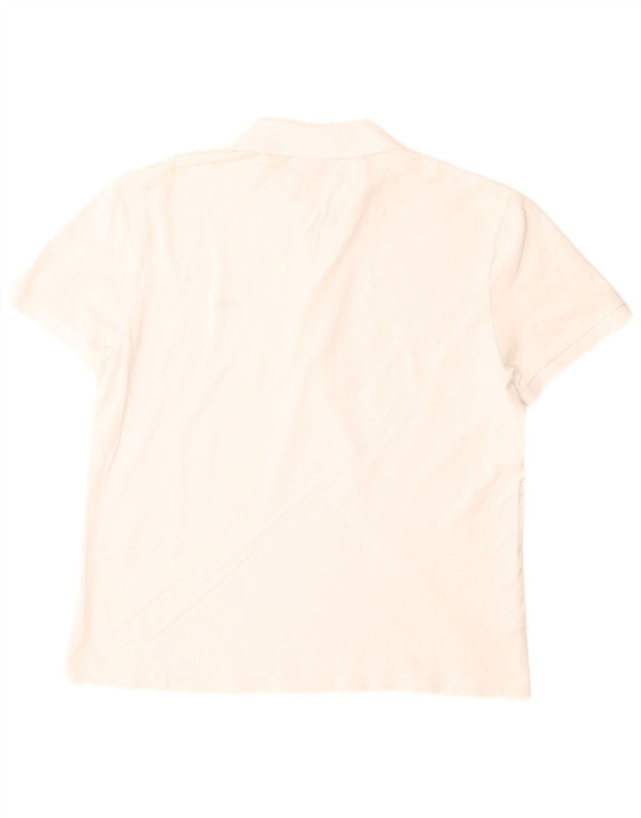 Camisa polo masculina Lacoste Slim Fit médio algodão branco
