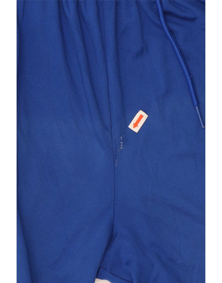 Shorts esportivos masculinos Adidas Aeroready poliéster azul médio