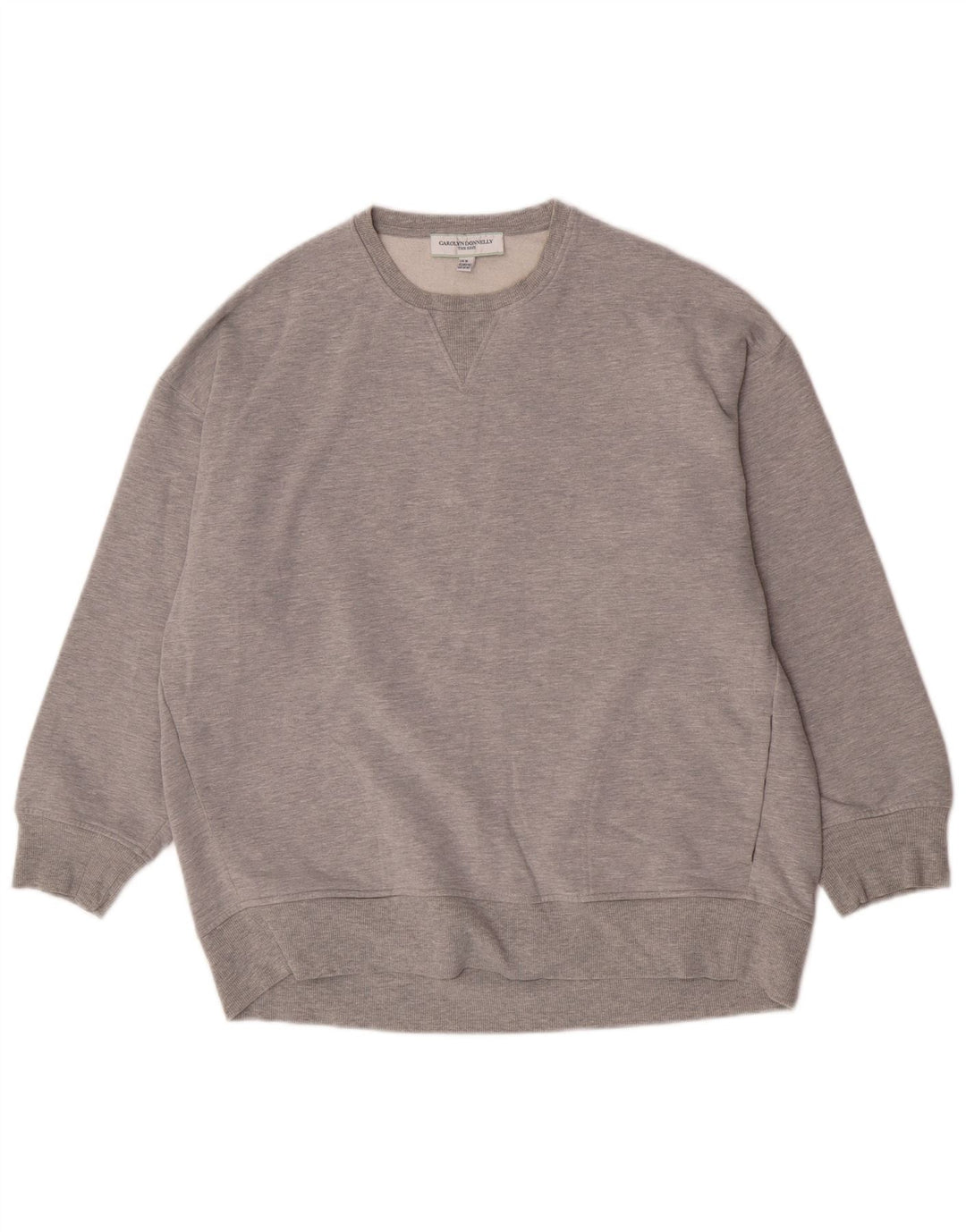 Carolyn Donnelly moletom oversized feminino Reino Unido 14 cinza médio