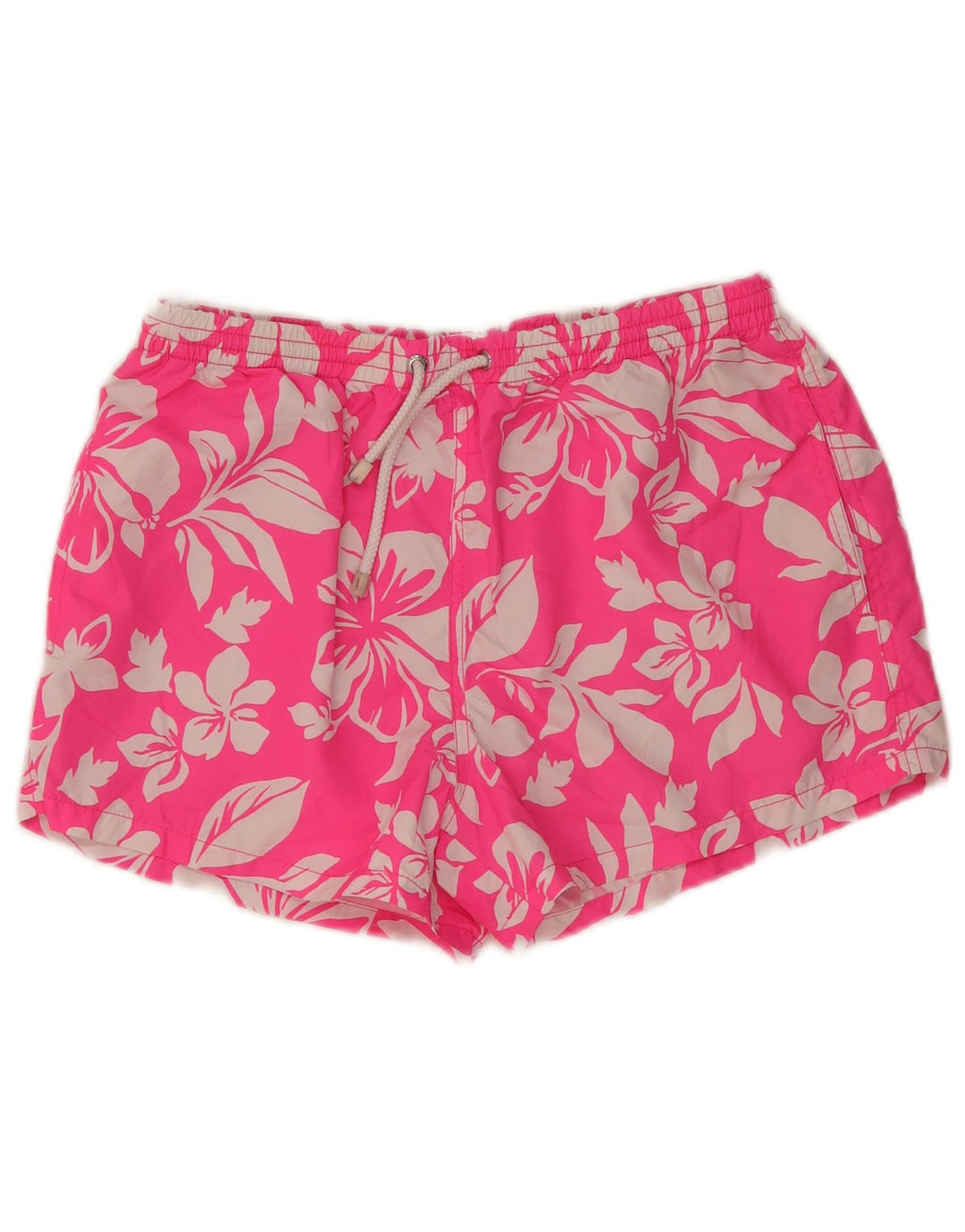 Zara Shorts esportivos masculinos grandes poliéster floral rosa