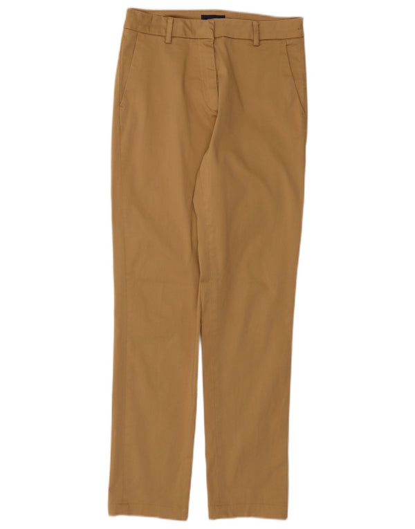 Calça Chino Feminina Gant Reta UK 8 Pequena W28 L27 Algodão Bege