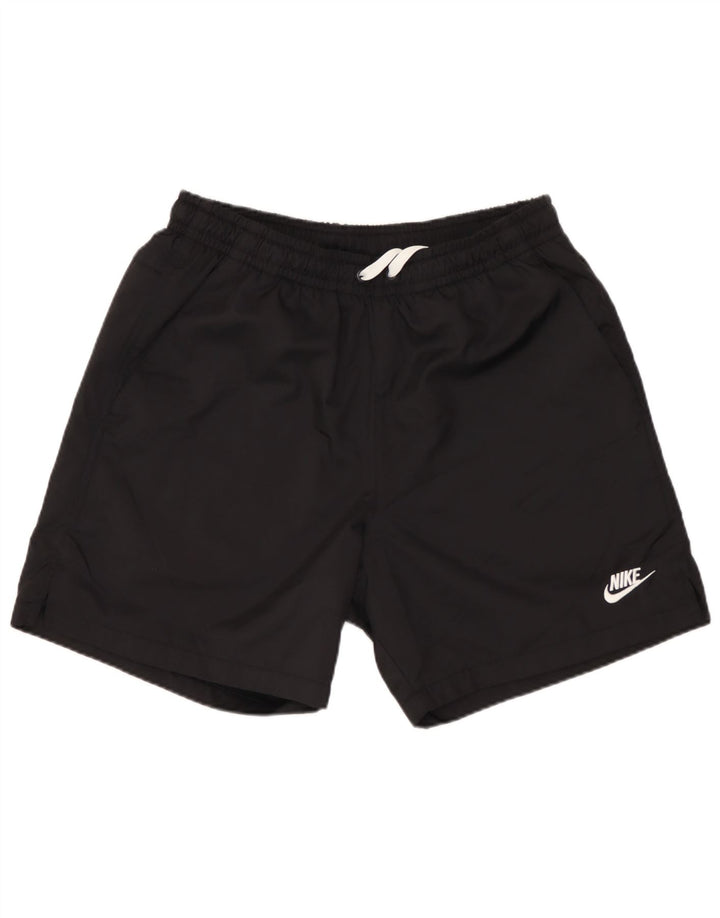 Shorts de natação masculino NIKE pequeno poliéster preto