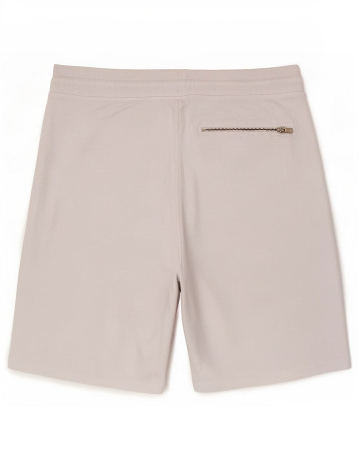 Reiss Mens Sport Shorts Grande Algodão Branco