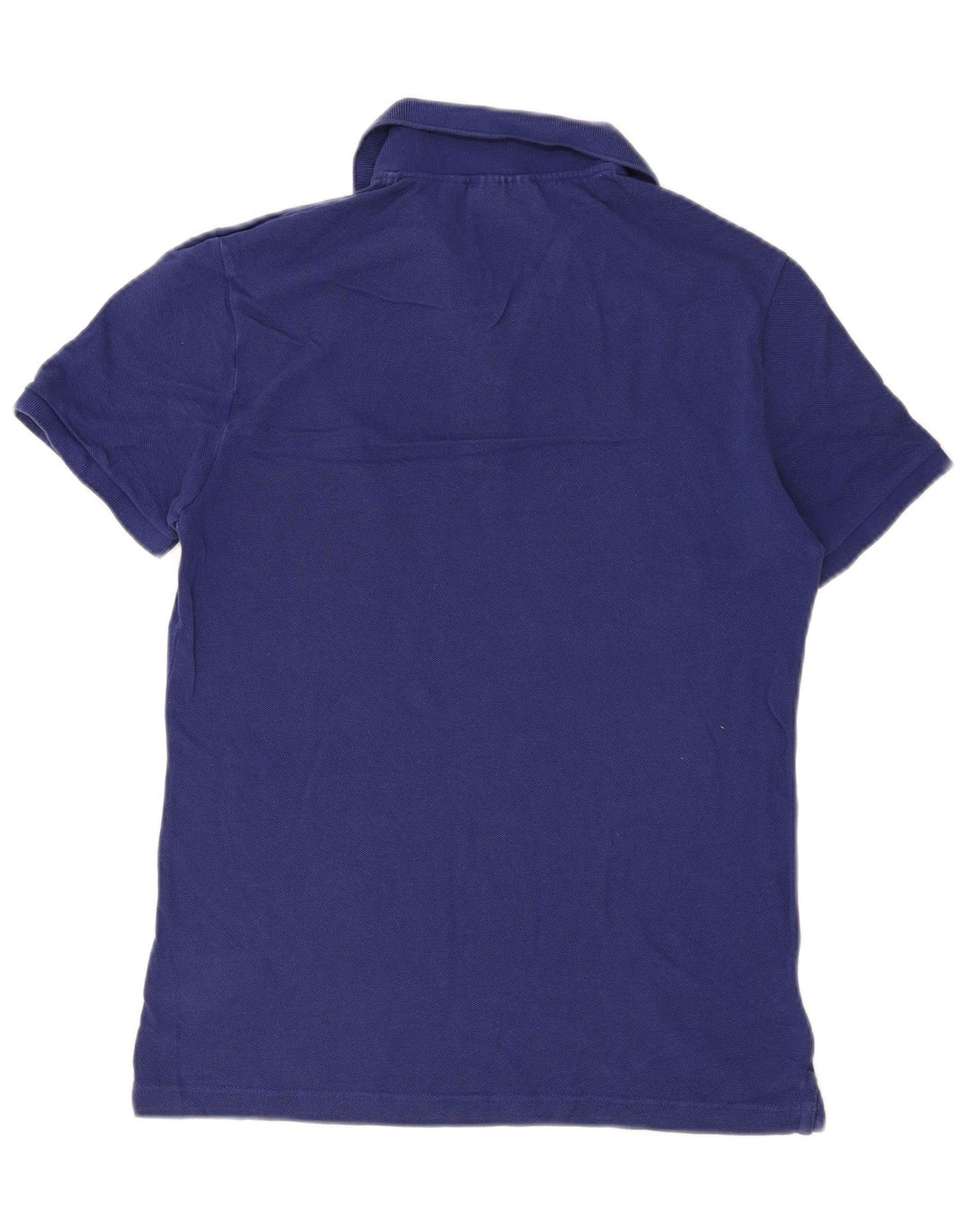 Camisa polo masculina Lacoste Slim Fit tamanho 4 algodão azul médio