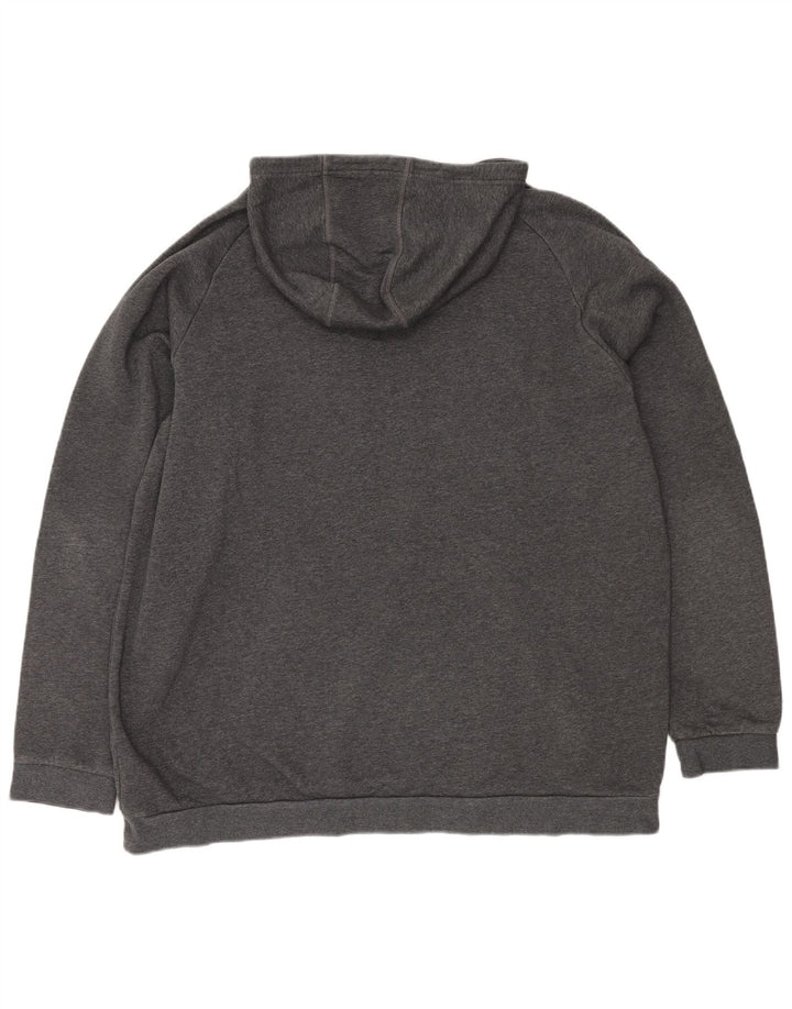 ADIDAS Mens Hoodie Jumper 2XL Cinza Algodão