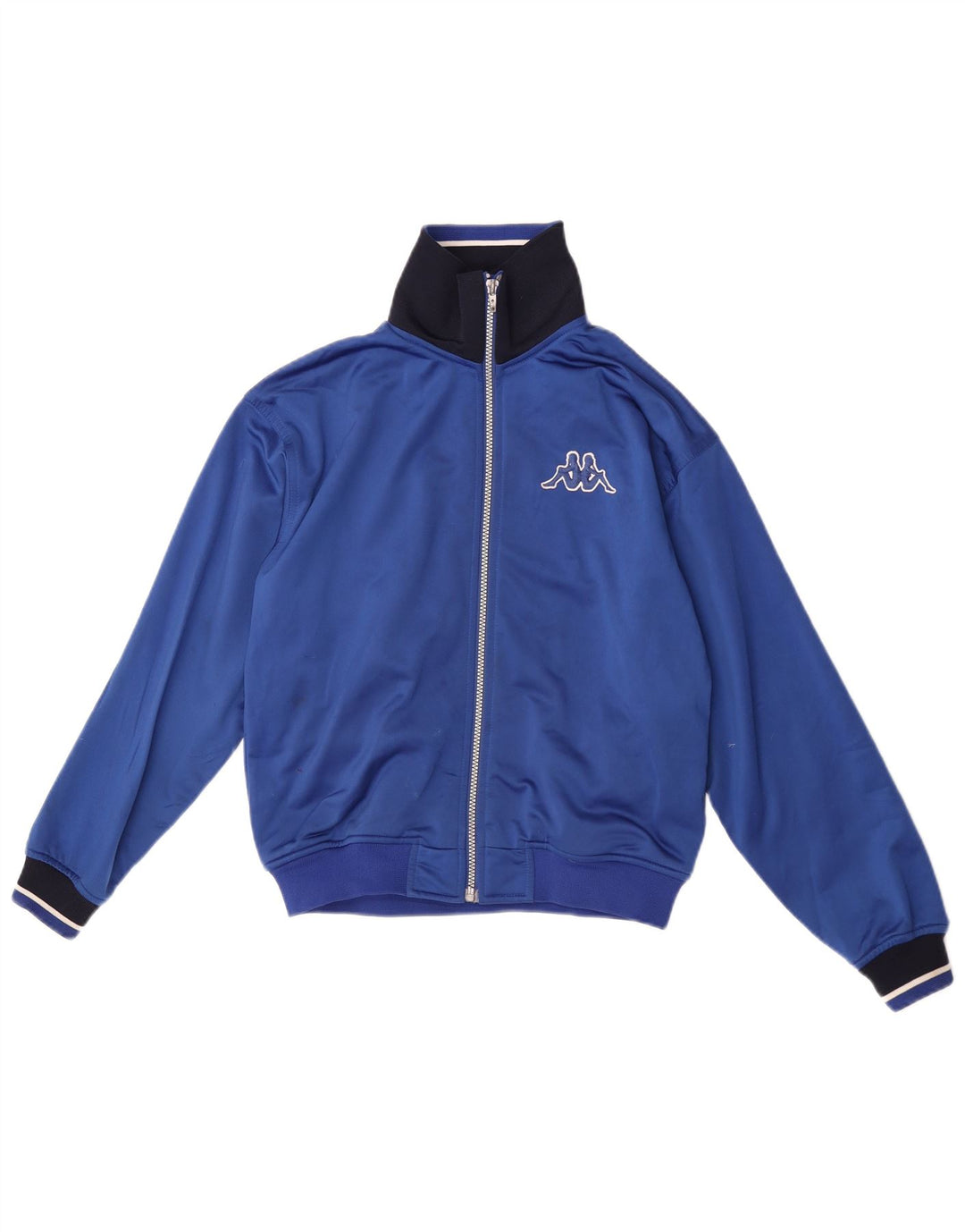Jaqueta Kappa Boys Treino Top 12-13 Anos XL Azul Colourblock Poliéster