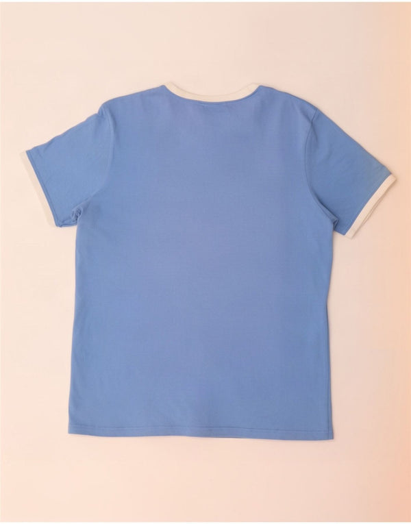 Camiseta masculina Ellesse Top médio algodão azul