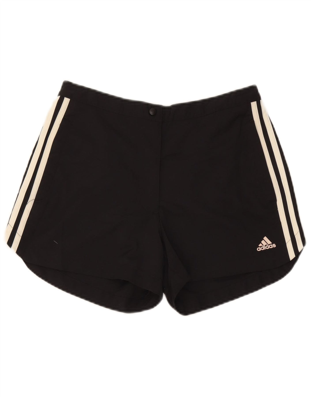 Adidas Womens Climalite Casual Shorts UK 12 Médio W28 Poliéster Preto