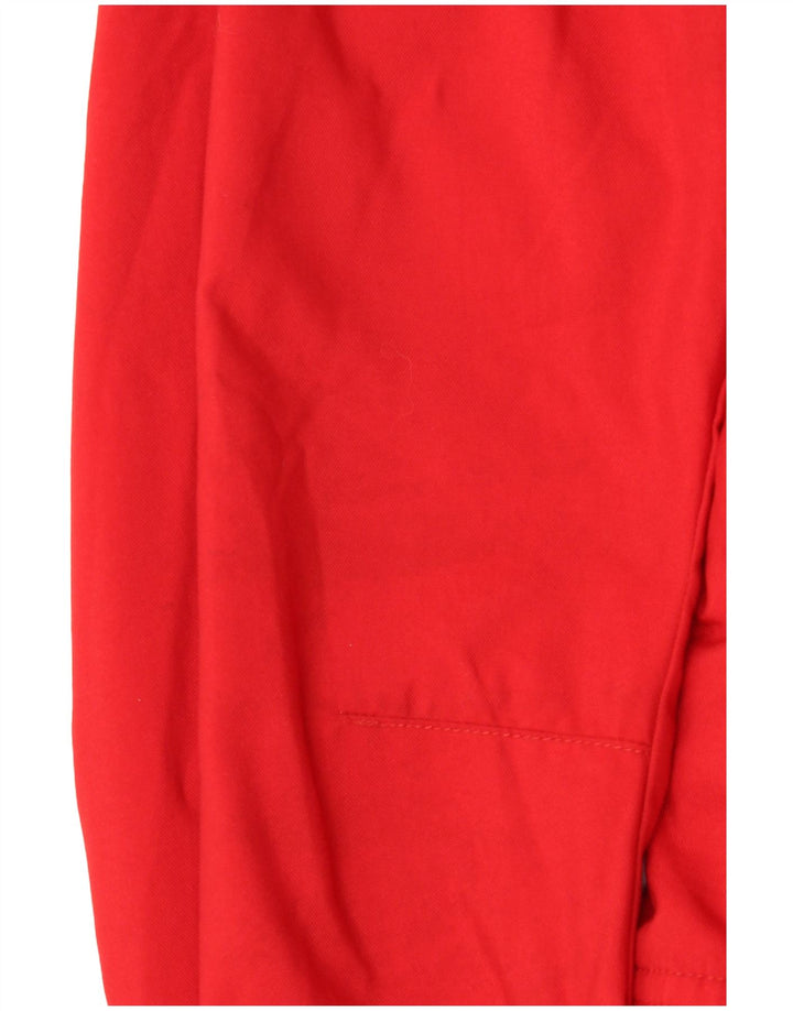 Jaqueta de chuva feminina Kappa UK 10 pequena poliamida vermelha