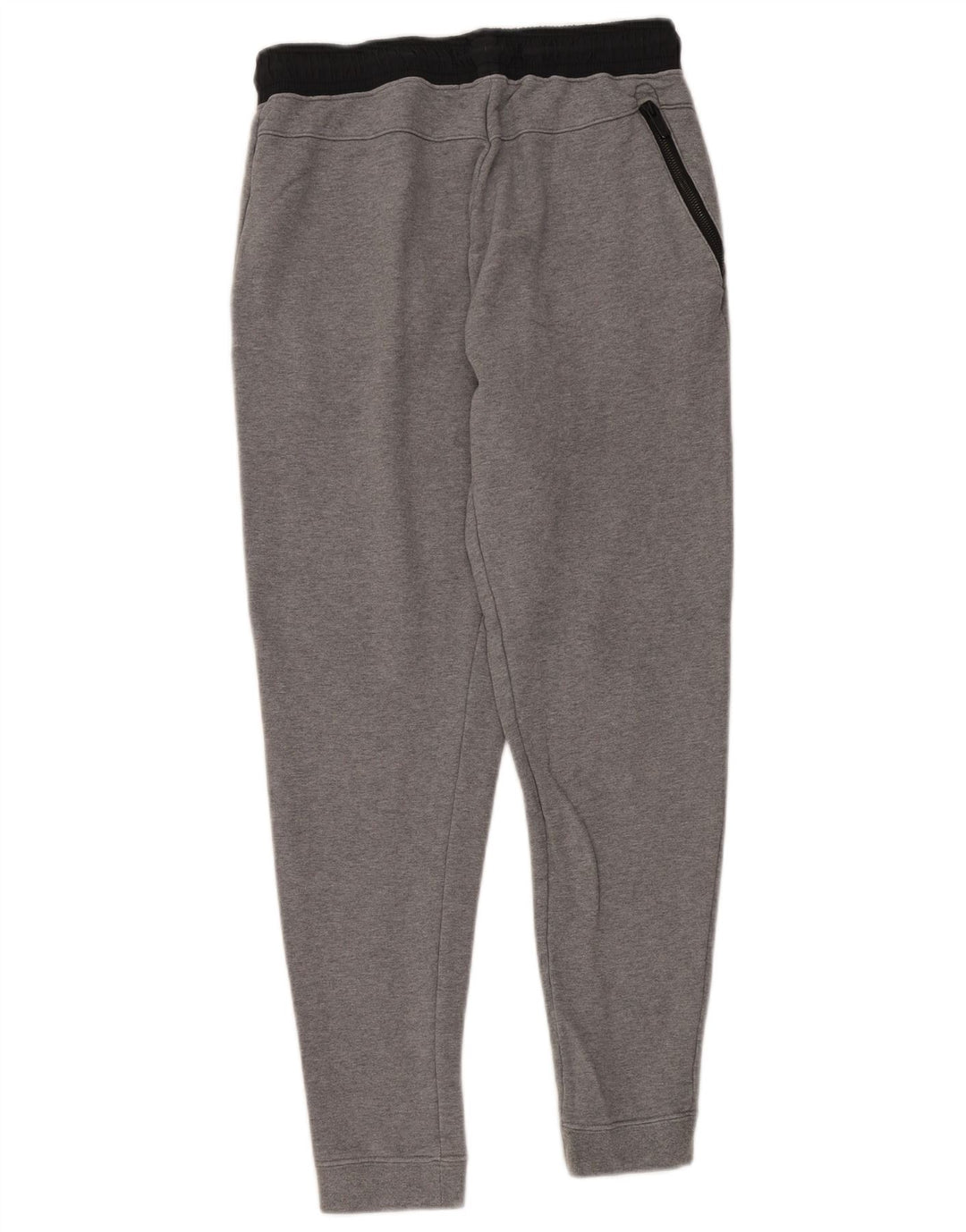 Calça de treino masculina NIKE Joggers cinza médio algodão colorblock