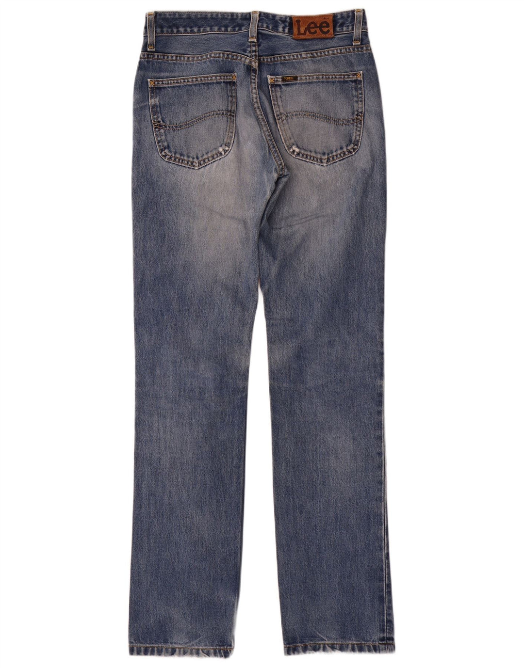 Lee Mens Straight Jeans W31 L35 Azul Algodão