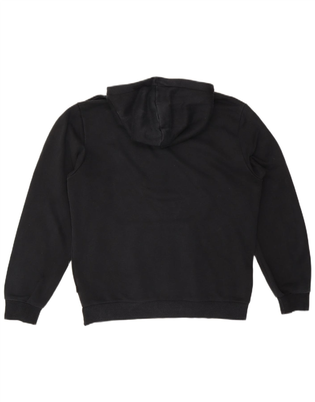 Puma Mens Hoodie Jumper Médio Algodão Preto