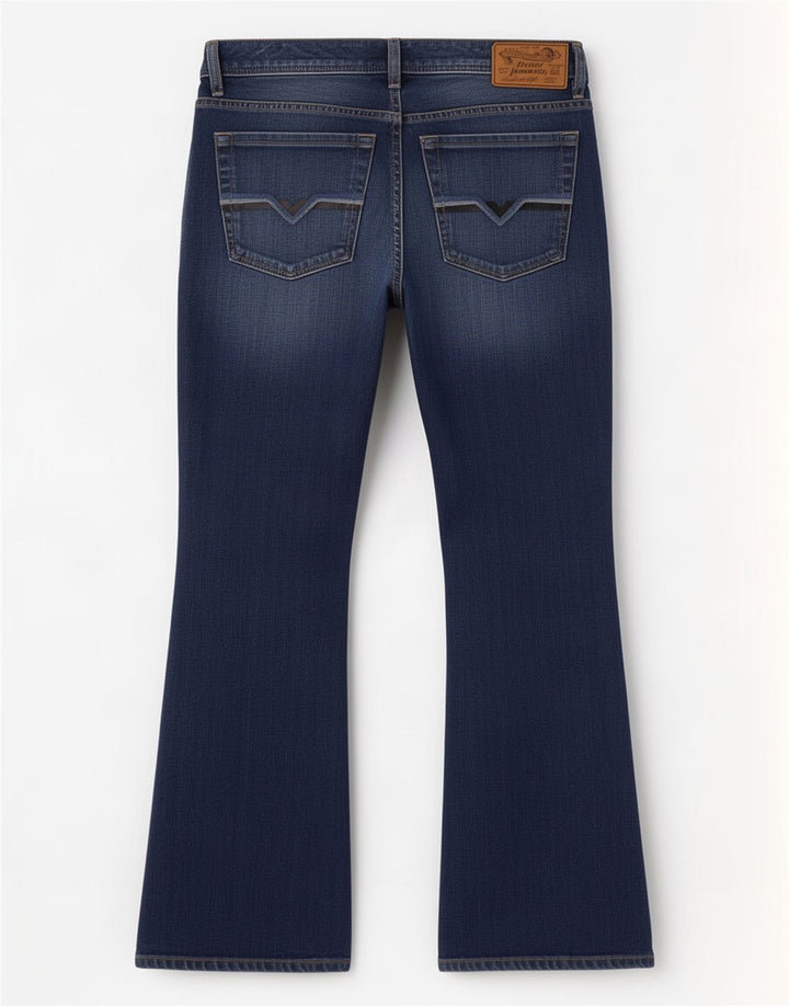 Diesel Masculino Zatiny Bootcut Jeans W32 L30 Azul Algodão