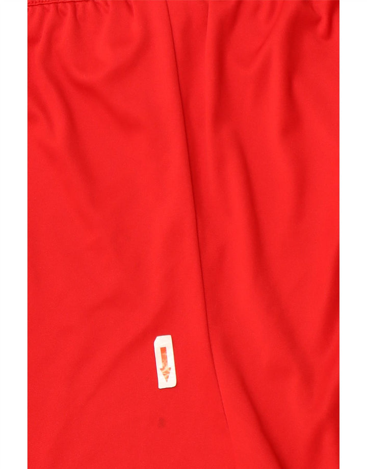 Adidas Masculino Climalite Sport Shorts Médio Vermelho Colorblock Poliéster