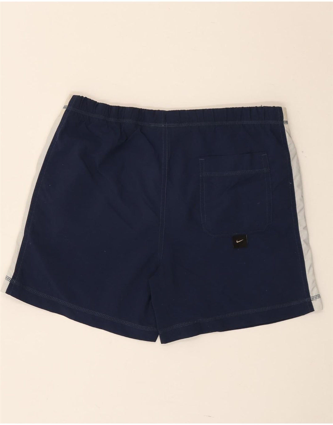 Shorts de natação masculinos NIKE 12-13 anos grandes azul marinho colorblock