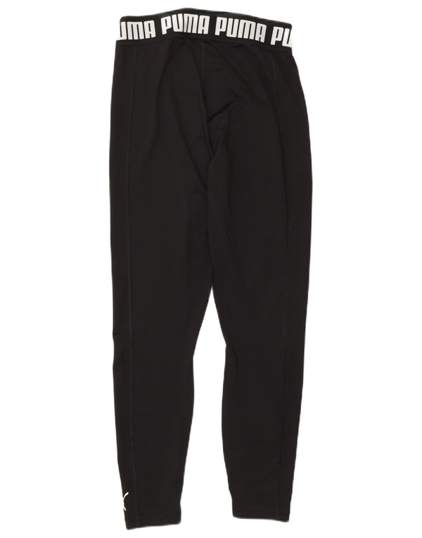 Leggings PUMA Feminino UK 10 Pequeno Poliéster Preto