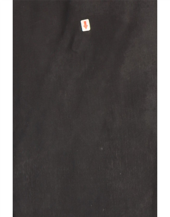 Colete feminino VINTAGE UK 12 médio azul marinho floral