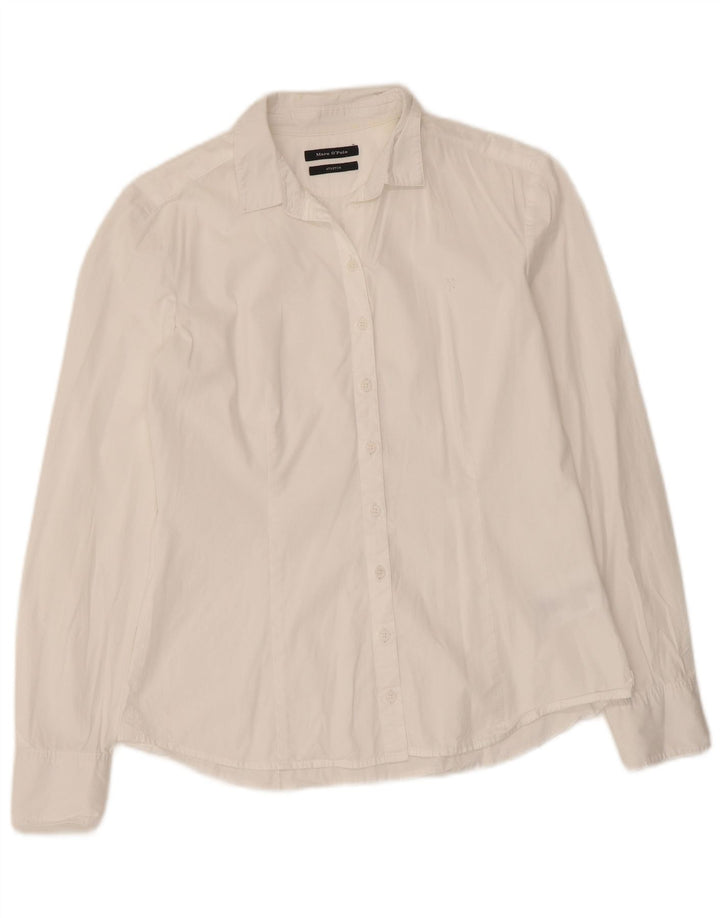 Camisa feminina MARC O'POLO EU 36 pequena algodão branco