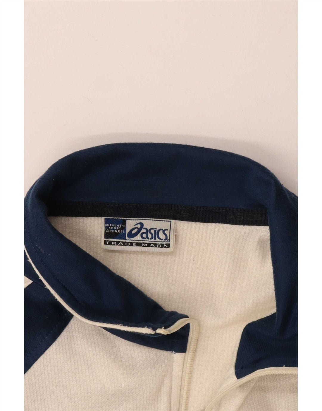 Asics Womens Tracksuit Top Jacket UK 18 XL branco colorblock