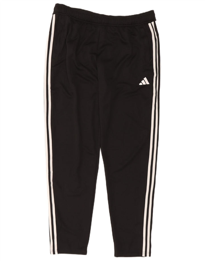 Adidas Mens Treino Calças XL Preto Poliéster Esportes
